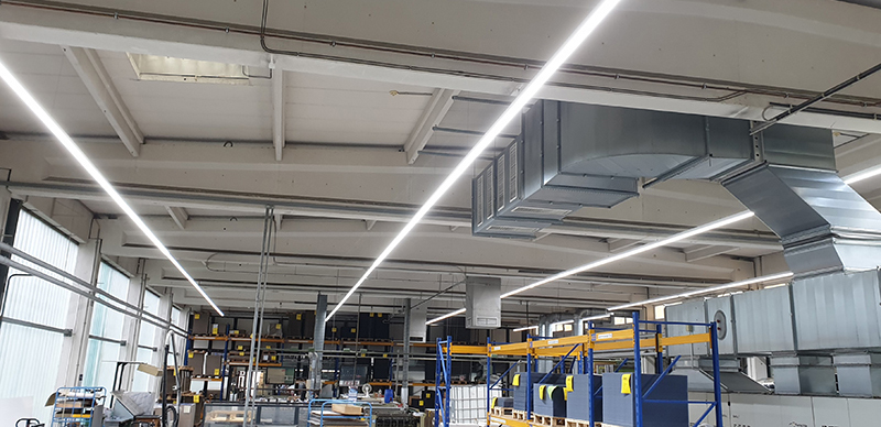 LED Beleuchtung Weberdruck